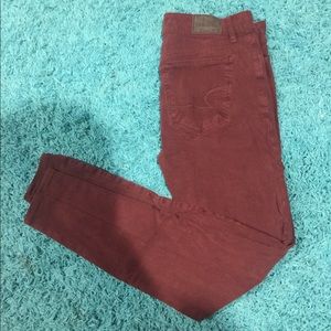 AEO hi rise jeans